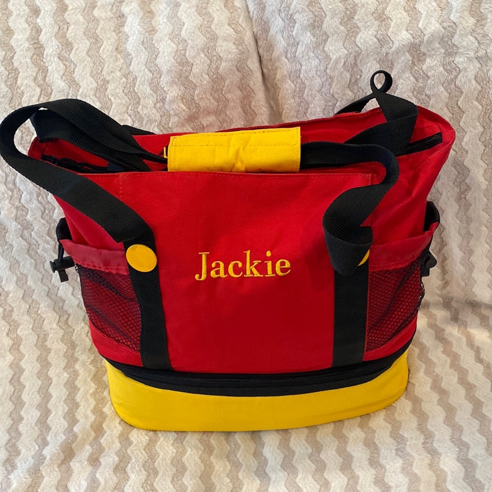 Disney Canvas Tote Bag Monogrammed “Jackie”